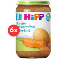 HiPP Organic Potatoes, vegetables and beef 6×220 g - Baby Food