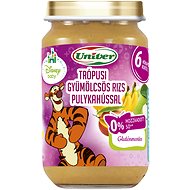 UNIVER trópusi gyümölcsös rizs pulykahússal 163 g - Baby Food