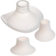 Canpol babies Replacement silicone funnel and inserts 24/21/19mm for Hands-Free breast pump - Spare Part