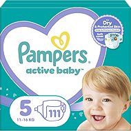 PAMPERS Active Baby size 5 (111 pcs) - Disposable Nappies