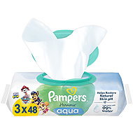 PAMPERS Harmony Aqua Baby 3×48 pcs - Wet Wipes