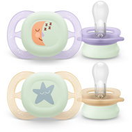 Philips AVENT Ultrastart Nighttime 0-2 m girl, 2 pcs - Baby Pacifier