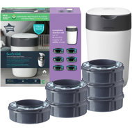 Tommee Tippee Twist and Click Basket for nappies and refills 6 pcs - Diaper pail