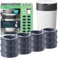 Tommee Tippee Twist and Click Nappy Bin and Refills 12 pcs - Diaper pail