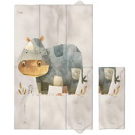 CEBA Basic Cosy Hippo 80 × 50 cm - Changing Pad