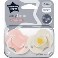 Tommee Tippee Anytime 0-6m, 2 pcs - Baby Pacifier