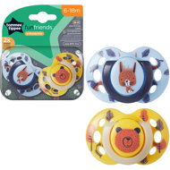 Tommee Tippee Fun Friends 6-18m, 2pcs - Baby Pacifier