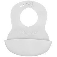 BabyOno bib with pocket grey - Bib