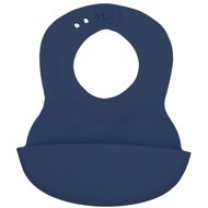 Babyono Bib with pocket blue - Bib