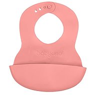 BabyOno bib with pocket pink - Bib