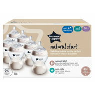 Tommee Tippee CTN Natural start 260 ml 0m+ 6 pcs - Baby Bottle Set