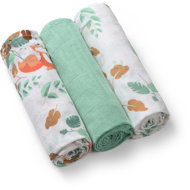 BabyOno Muslin diapers green 3 pcs - Cloth Nappies