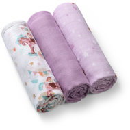 BabyOno Bamboo diapers purple 3 pcs - Cloth Nappies