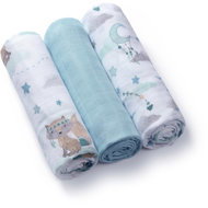 BabyOno Bamboo diapers blue 3 pcs - Cloth Nappies