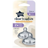 Tommee Tippee Anti-Colic Natural Start Slow Flow 0m+ 2 pcs - Teat