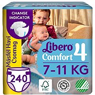 LIBERO Comfort size 4 (240 pcs) - Disposable Nappies