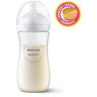 Philips AVENT Natural Response 330 ml, 3m + gift Petite&Mars bowl 6m+ - Baby Bottle