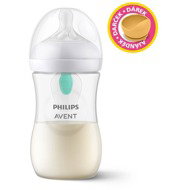 Philips AVENT Natural Response with AirFree valve 260 ml, 1 m + gift Petite&Mars bowl 6m+ - Baby Bottle