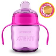 Philips AVENT First Sip Classic Mug 200ml girl + gift Petite&Mars bowl 6m+ - Children's Water Bottle