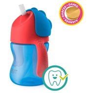 Philips AVENT Mug with flexible straw 200 ml boy + gift Petite&Mars bowl 6m+ - Children's Water Bottle