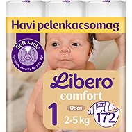 Libero Monthly Pack Comfort size 1 (344 pcs) - Disposable Nappies