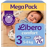 Libero Comfort Mega Pack size 3 (76 pcs) - Disposable Nappies