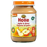 HOLLE Organic Apple and pear 190 g - Baby Food