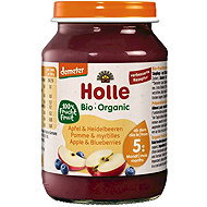 HOLLE Organic Apple and blueberries 190 g - Baby Food