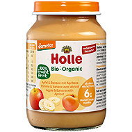HOLLE Organic Apple with banana and apricots 190 g - Baby Food
