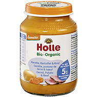 HOLLE Organic Carrots with potatoes and beef 190 g - Baby Food