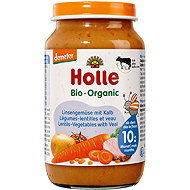 HOLLE Organic Red lentils with vegetables and veal 220 g - Baby Food