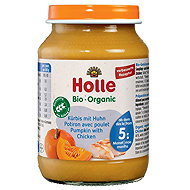HOLLE Organic Pumpkin with chicken 190 g - Baby Food