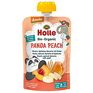 HOLLE Organic Fruit puree with peach, apricot, banana and spelt 100 g - Meal Pocket