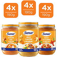 Sunar Meat and Vegetable Snack Mix 6M+, 12×190 g - Baby Food