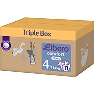 Libero Comfort Triple Box size 4 (111 pcs) - Disposable Nappies