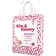 KIM & KIMMY Diapers vel. 2 (72 ks) - Disposable Nappies