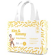 KIM & KIMMY Diapers vel. 6 (38 ks) - Disposable Nappies