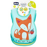 CHICCO Cotton bib fox 6 m+, 3 pcs - Bib