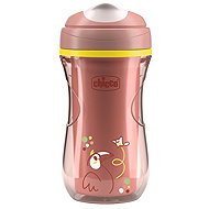 CHICCO Mug Active with hard mouthpiece 266 ml, pink - Baby cup