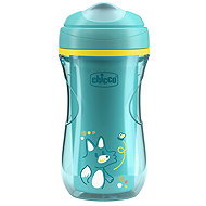 CHICCO Mug Active with hard mouthpiece 266 ml, teal - Baby cup