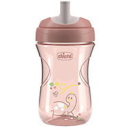 CHICCO Advanced cup with straw mouth 266 ml, pink - Baby cup