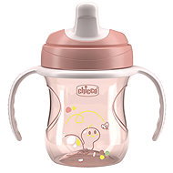 CHICCO Training mug with handles 200 ml, pink - Baby cup