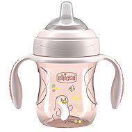 CHICCO Transition Teaching Mug with handles 200 ml, pink - Baby cup
