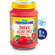 Hamánek Apple & forest mix 8 × 190 g - Baby Food