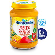 HAMÁNEK Apple & Mango 8 × 190 g - Baby Food
