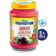HAMÁNEK Plum & Apple 8 × 190 g - Baby Food