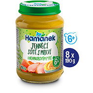 HAMÁNEK Lamb sauté with carrots and potato puree 8 × 190 g - Baby Food
