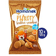 HAMÁNEK Spelt gingerbread biscuits 10 × 120 g - Children's Cookies