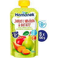 HAMÁNEK Apple, pear and sweet potatoes 8 × 100 g - Meal Pocket