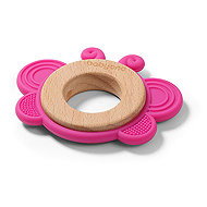 BabyOno Wooden-Silicone Butterfly - Baby Teether